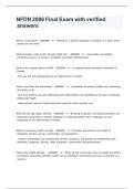NFDN 2006 Final Exam with verified answers&period;