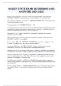 NCCER STATE EXAM QUESTIONS AND  ANSWERS 2024&sol;2025 