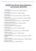 NCCER Test Review Exam Questions  and Answers 2024&sol;2025 