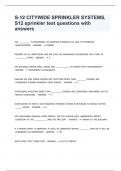 S-12 CITYWIDE SPRINKLER SYSTEMS&comma; S12 sprinkler test questions with answers