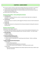 Approaches to Psychological Theories of the person - Psychology exam notes