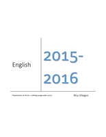 English - 2nd year journalism - Rita Vliegen