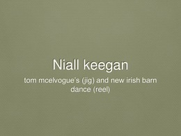 Niall Keegan Jig and Reel Note Cards