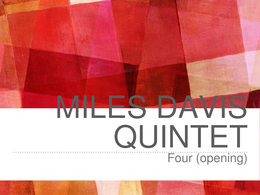 Miles Davis Quintet Note Cards