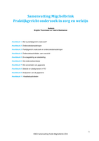 Praktijkgericht onderzoek - Migchelbrink - hoofdstuk 1, 2, 3, 4, 5, 6, 7, 8, 9, 11
