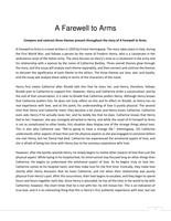 A Farewell to Arms Essay