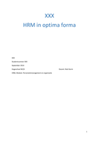 HRM in optima forma