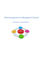 NCOI moduleopdracht Riskmanagement en managerial controls