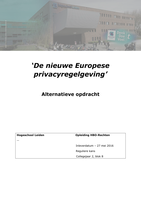 De nieuwe Europese privacyregelgeving