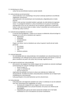 samenvatting basisboek cultuuronderwijs hs 1&comma; 4 en 5