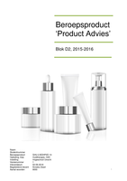 Beroepsproduct Productadvies D2 2015-2016