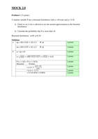 Statistics 2 (STA2) Mock Exam 2