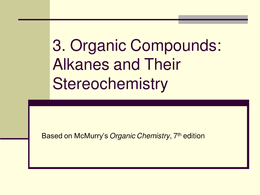 Chapter 3 McMurry's Organic Chemistry