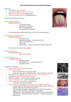 Oral Candidal Infections & Fungal Microbiology