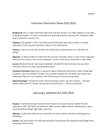 Consumer Electronics Show (CES) 2010 SWOT Analysis