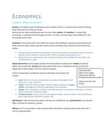 principles of economics summary chapter 1