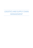Logistics and supply chain management