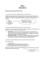 Study Guide Unit 12 - Summary