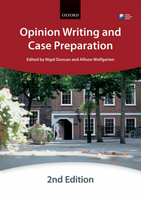 OPINION WRITING & CASE PREPARATION BPTC MANUAL - VERY IMPORTANT MODULE ON THE BPTC