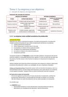 Apuntes Introducci&oacute;n a la Empresa I &lpar;fuenlabrada&rpar;