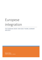 The European Union: How does it work CH1-6