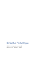 Klinische pathologie leerjaar 2 Periode 1 