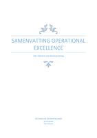 Operational Excellence samenvatting 