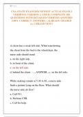 CNA STATE EXAM 2024 NEWEST ACTUAL EXAM 2  VERSIONS &lpar;VERSION A AND B&rpar; COMPLETE 300  QUESTIONS WITH DETAILED VERIFIED ANSWERS  &lpar;100&percnt; CORRECT ANSWERS&rpar; &sol; ALREADY GRADED  A&plus; &sol;&sol; BRAND NEW&excl;&excl;