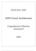 &lpar;WGU D319&rpar; ITCL 3201 AWS Cloud Architecture Comprehensive OA 2024&period;