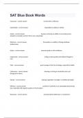  SAT Blue Book Words Practice Questions With All Complete & Verified Solution Graded A&plus;&period;