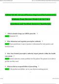 NR565 &sol; NR 565 Midterm Exam Study Guide &lpar;Notes Week 1 &ndash; 4&rpar; &lpar;Latest 2024 &sol; 2025&rpar;&colon; Advanced Pharmacology Fundamentals - Chamberlain