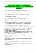 Real Estate Marketing&colon; Power House Training  &lpar;SAE&rpar; Exams 