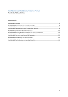 Samenvatting boek: Hoofdzaken van het bestuursrecht 7e druk