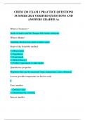 CHEM 130  EXAM 1 PRACTICE QUESTIONS  SUMMER 2024 VERIFIED QUESTIONS AND ANSWERS GRADED A&plus;
