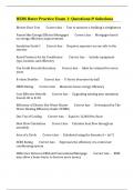 HERS Rater Practice Exam 1&colon; Questions & Solutions 