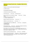 HERS Rater Exam Practice Set &ndash; Complete With Correct Answers
