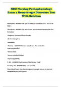 NSU Nursing Pathophysiology Bundled Exams 