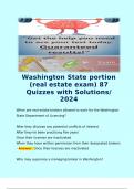 Washington State&comma; Real Estate Pack of 2&period; 