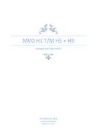 MVO H1 t/m H5 + H9 