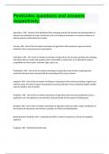 Pesticides questions and answers respectively&period;