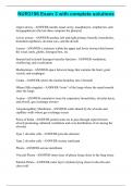 NUR 3196 Pathophys Pharmacology - Module 6 exam with complete solutions