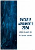 PYC4812 Assignment 2 2024 &vert; Due 12 August 2024