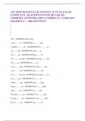 ATI MED MATH EXAM NEWEST ACTUAL EXAM  COMPLETE QUESTIONS WITH DETAILED  VERIFIED ANSWERS &lpar;100&percnt; CORRECT&rpar; &sol;&sol;ALREADY  GRADED A&plus; &sol;&sol; BRAND NEW&excl;&excl;