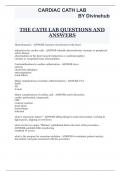 THE CATH LAB QUESTIONS AND ANSWERS