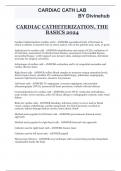 CARDIAC CATHETERIZATION&comma; THE BASICS 2024