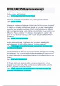  WGU D027 PATHOPHARMACOLOGY&period; QUESTIONS AND ANSWERS 2024&period; GRADED A&plus;