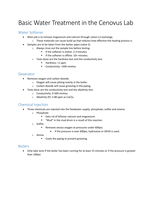 Basic Water Treatment SAIT