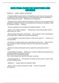ACES FINAL EXAM&sol;160 QUESTIONS AND ANSWERS