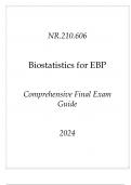 &lpar;JHU&rpar; NR&period;210&period;606 Biostatistics for EBP Comprehensive Final Exam Guide 2024
