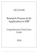 &lpar;JHU&rpar; NR&period;210&period;608 Research Process & Its Application to EBP Comprehensive Final Exam Guide 2024